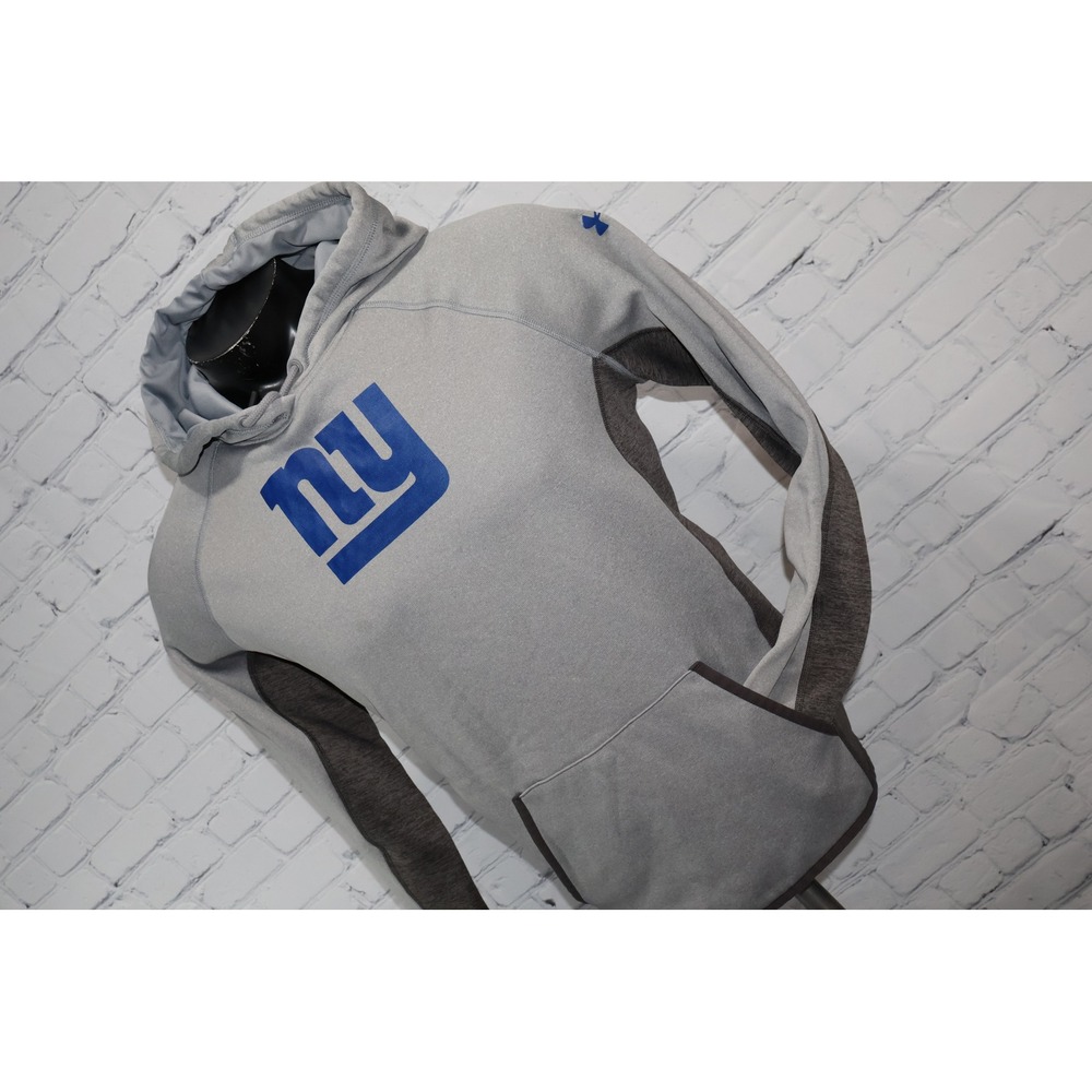 Under Armour Gray Hoodie with Blue NY Giants Logo
